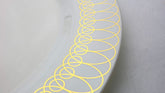 14 Oz. Gold Ovals Design Soup Bowls | 10 Count